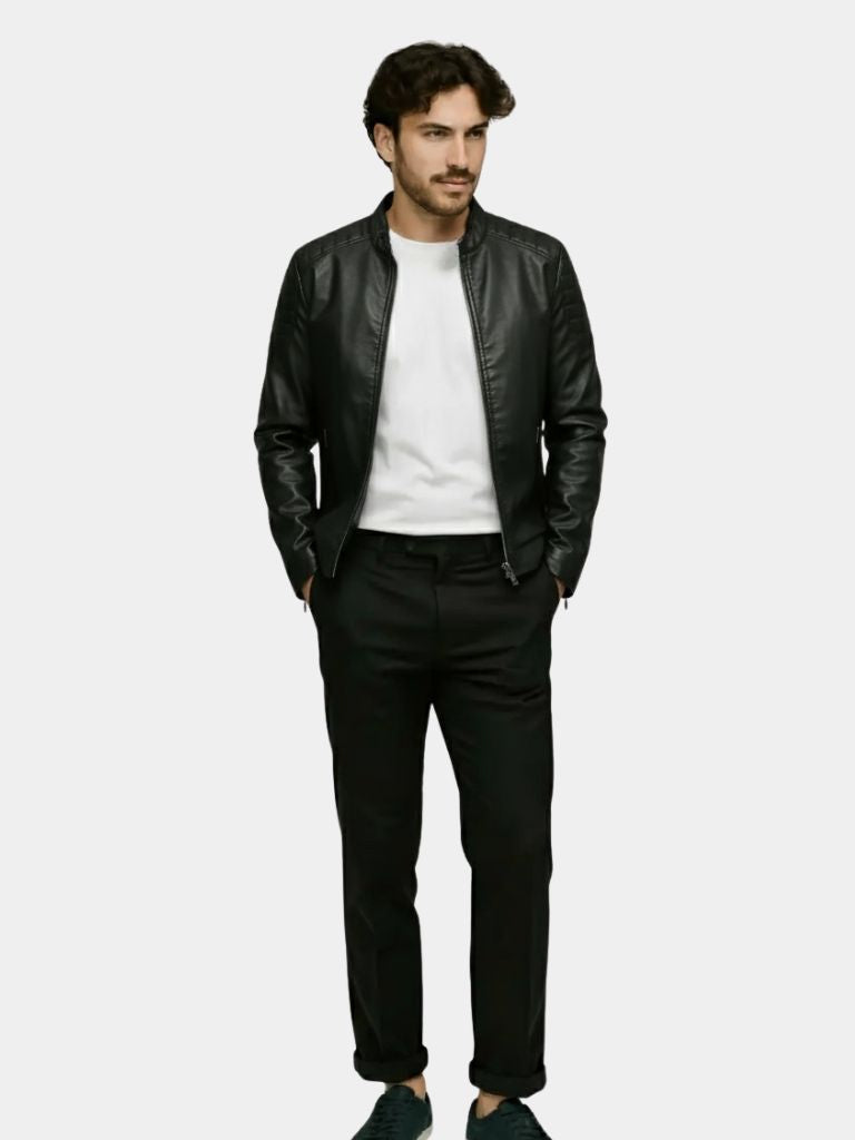 Crusader Leather Jacket – CAAYWORLD CAAYWORLD