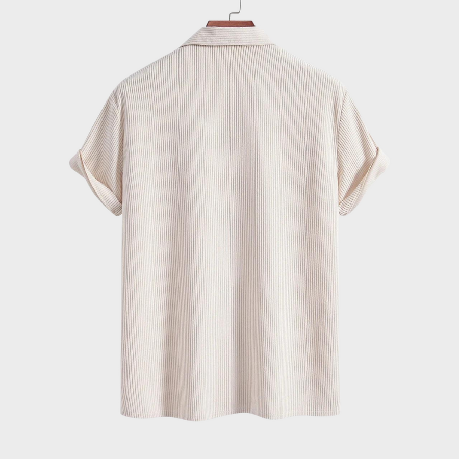 Cuban Collar Corduroy - Shirt CAAYWORLD MEN