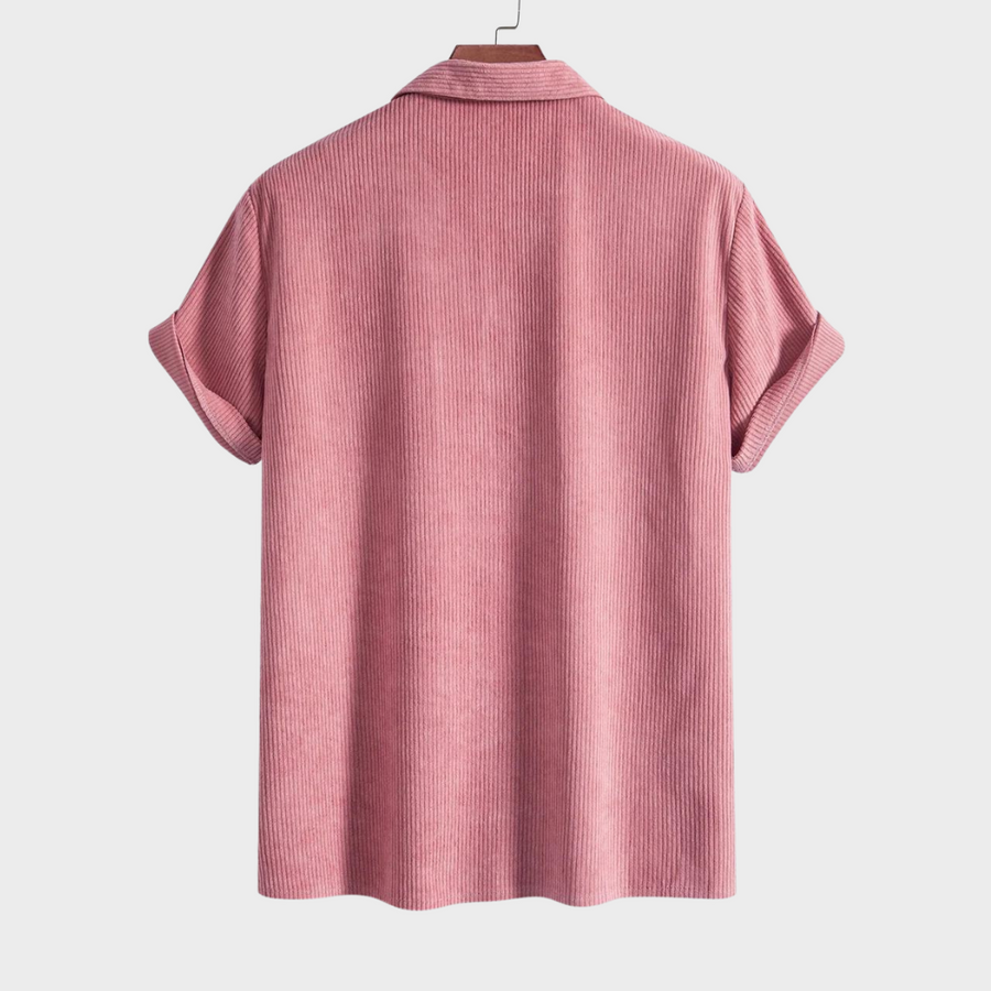 Cuban Collar Corduroy - Shirt CAAYWORLD MEN
