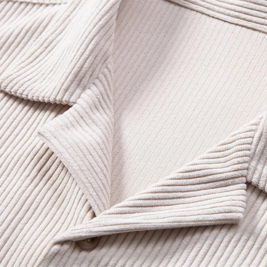 Cuban Collar Corduroy - Shirt CAAYWORLD MEN