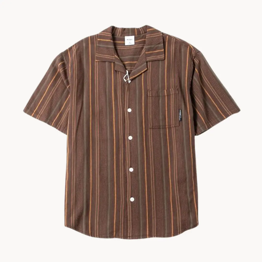 Cuban Collar Short Sleeve - Shirt CAAYWORLD