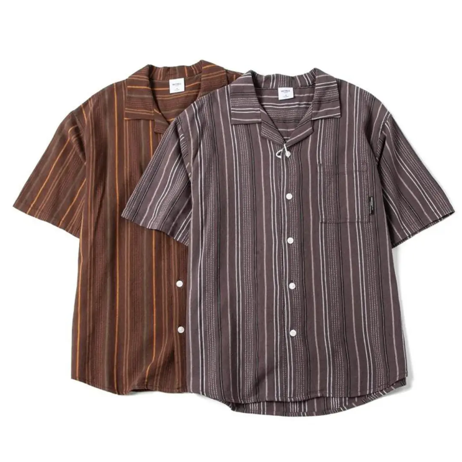 Cuban Collar Short Sleeve - Shirt CAAYWORLD