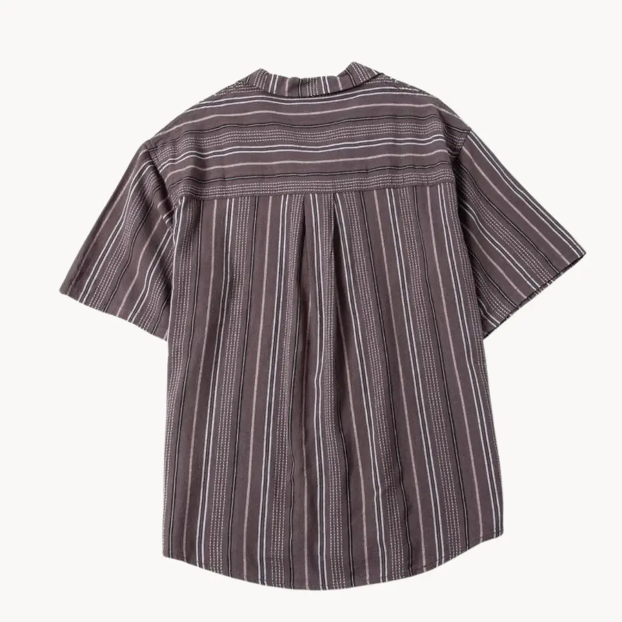 Cuban Collar Short Sleeve - Shirt CAAYWORLD