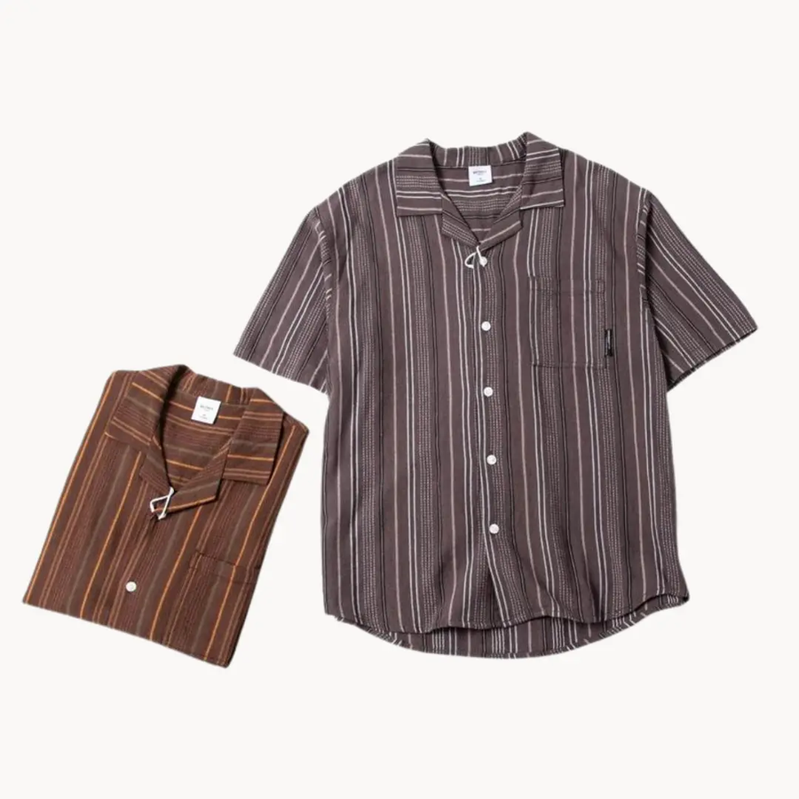 Cuban Collar Short Sleeve - Shirt CAAYWORLD
