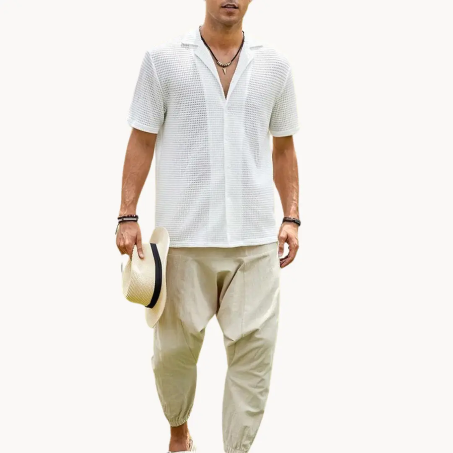 Cypress Green Button-Up - Shirt CAAYWORLD