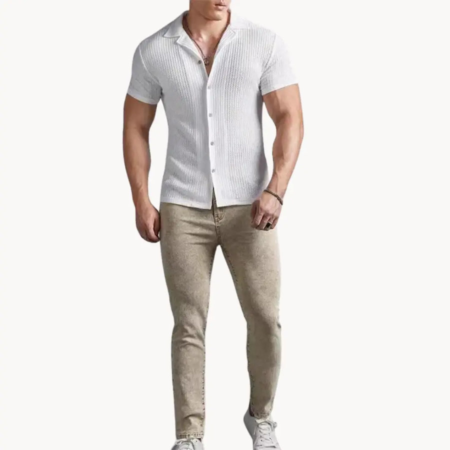 Cypress Green Button-Up - Shirt CAAYWORLD