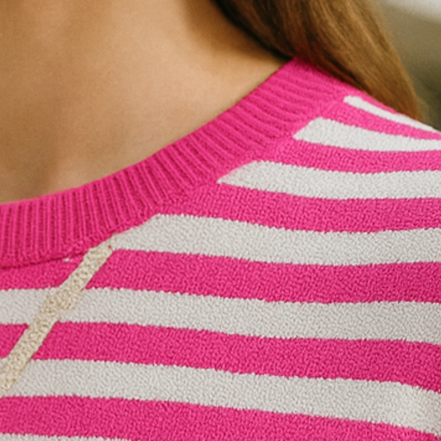 Dahlia - Striped Cotton Sweater CAAYWORLD WOMEN