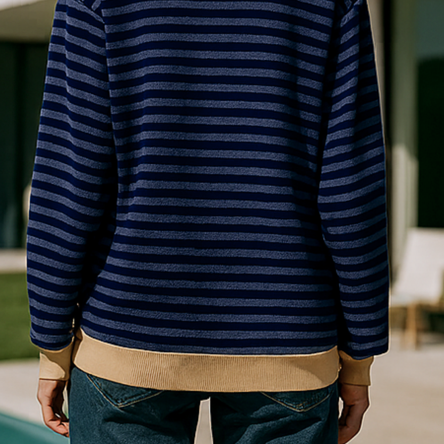 Dahlia - Striped Cotton Sweater CAAYWORLD WOMEN