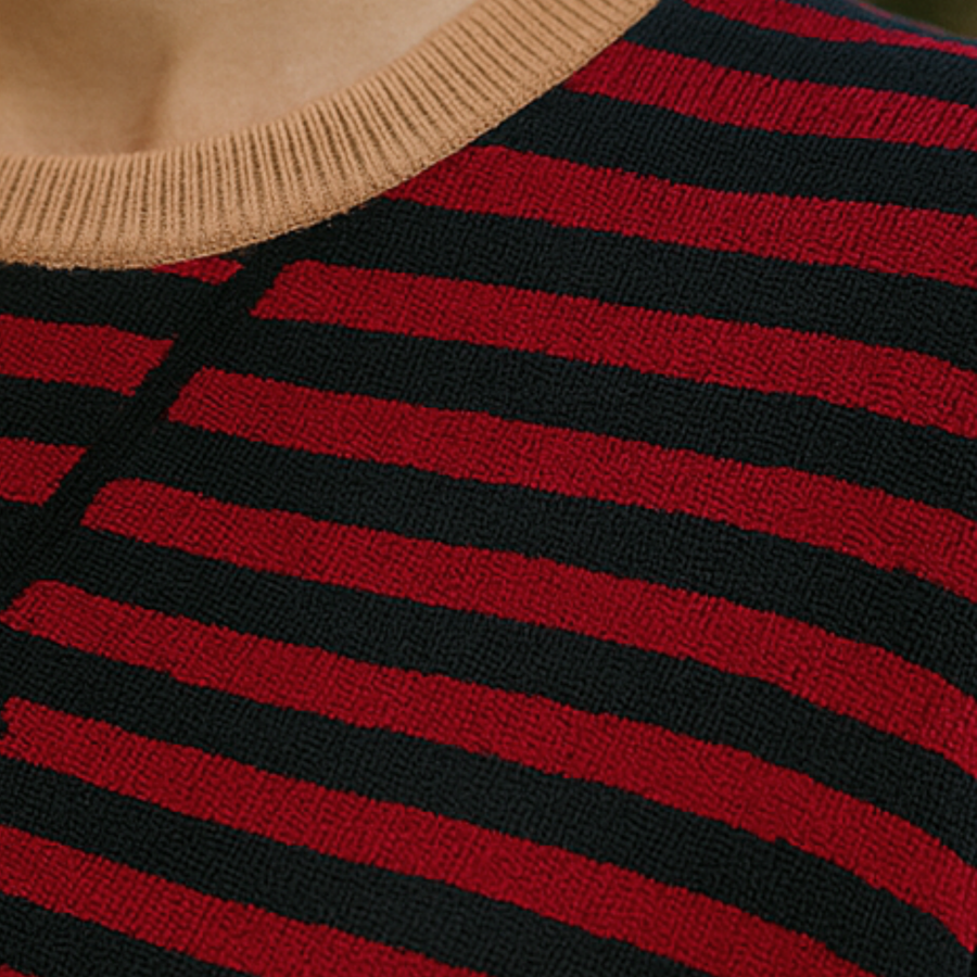 Dahlia - Striped Cotton Sweater CAAYWORLD WOMEN