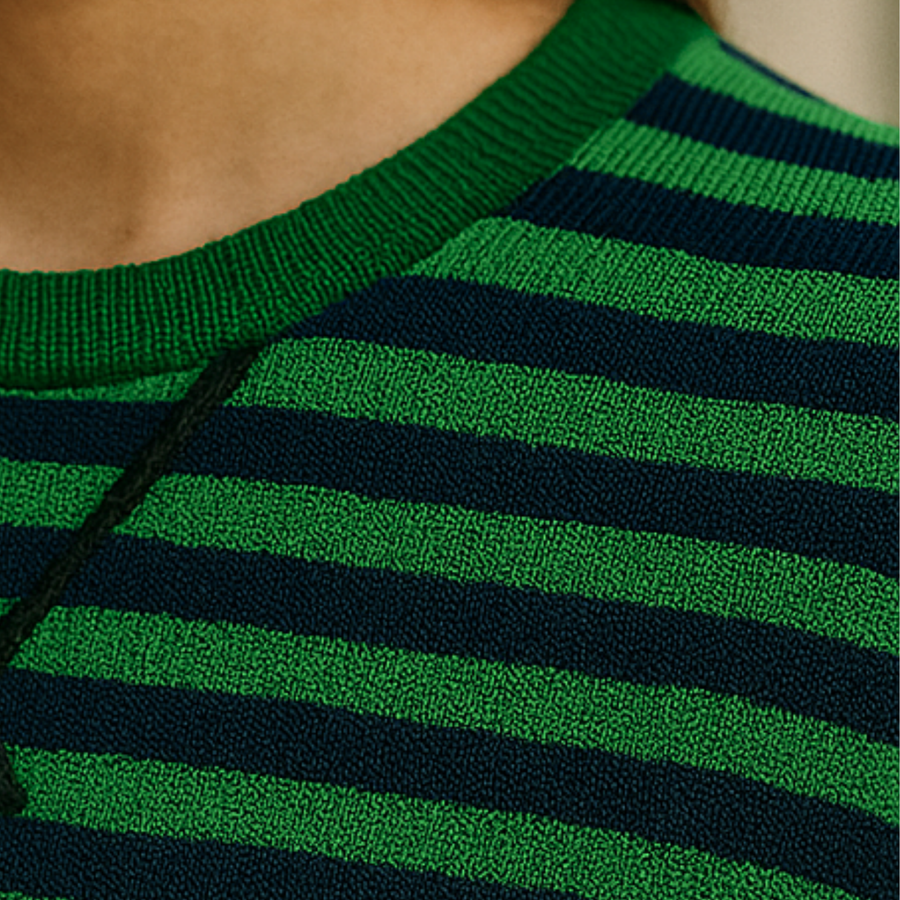 Dahlia - Striped Cotton Sweater CAAYWORLD WOMEN