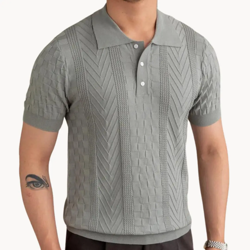 Dante Jacquard Polo - Polo Shirt CAAYWORLD