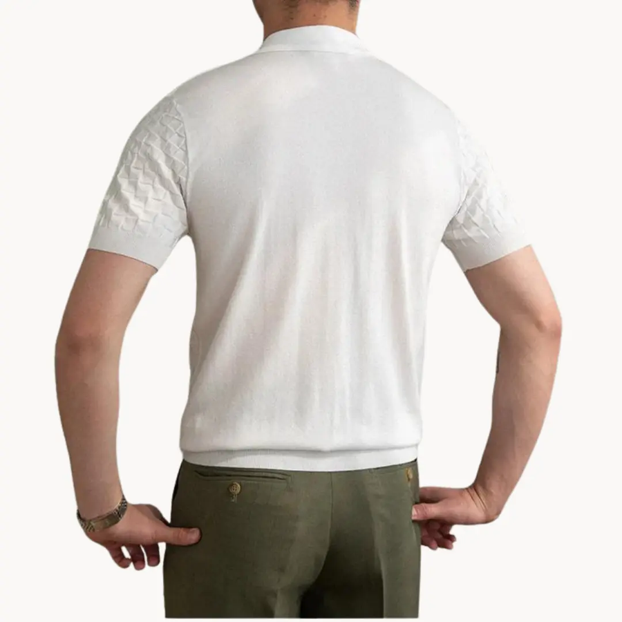 Dante Jacquard Polo - Polo Shirt CAAYWORLD