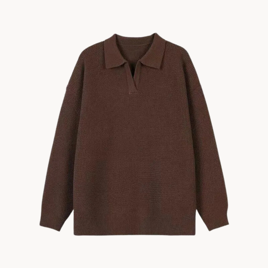 Dawn Mist Polo Collar - Sweater CAAYWORLD MEN
