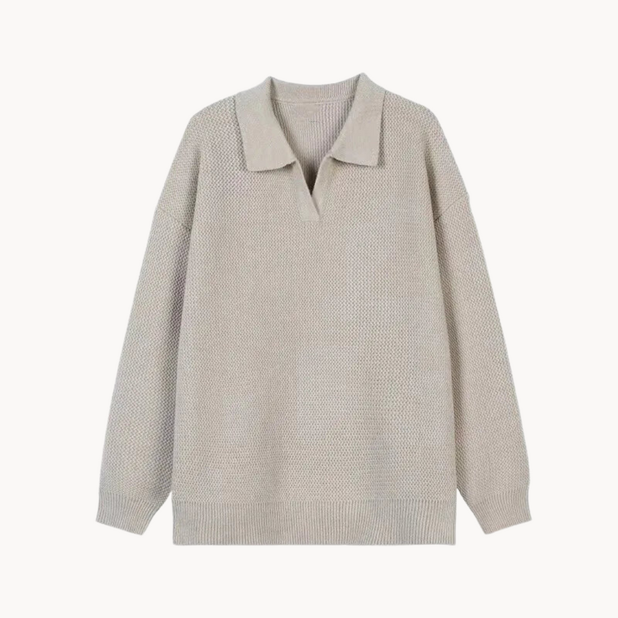 Dawn Mist Polo Collar - Sweater CAAYWORLD MEN