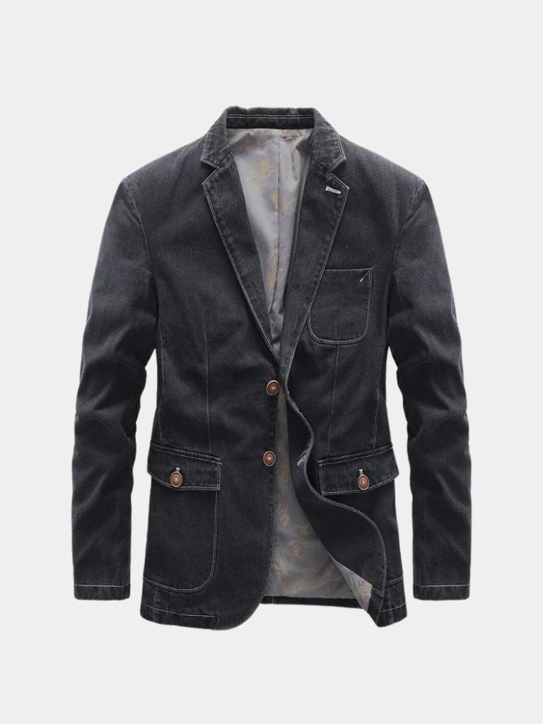 Denim Covenant Blazer Jacket – CAAYWORLD CAAYWORLD