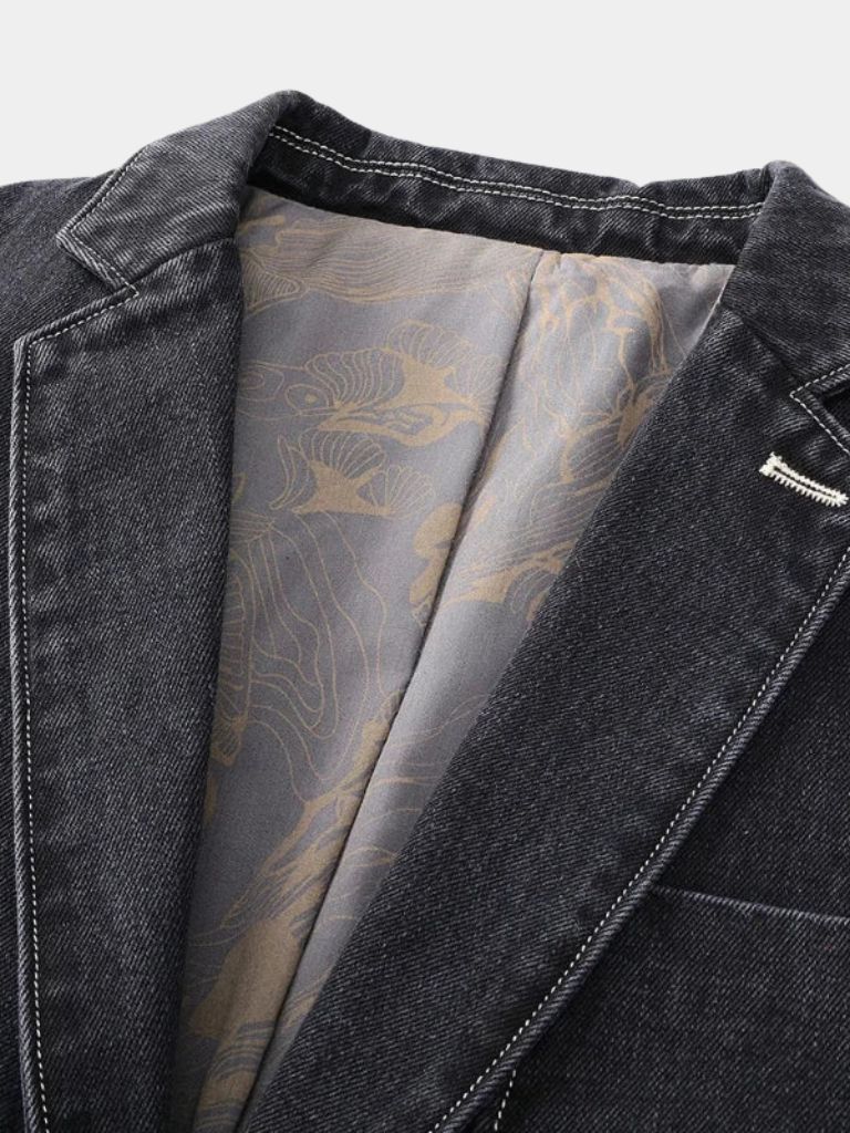 Denim Covenant Blazer Jacket – CAAYWORLD CAAYWORLD