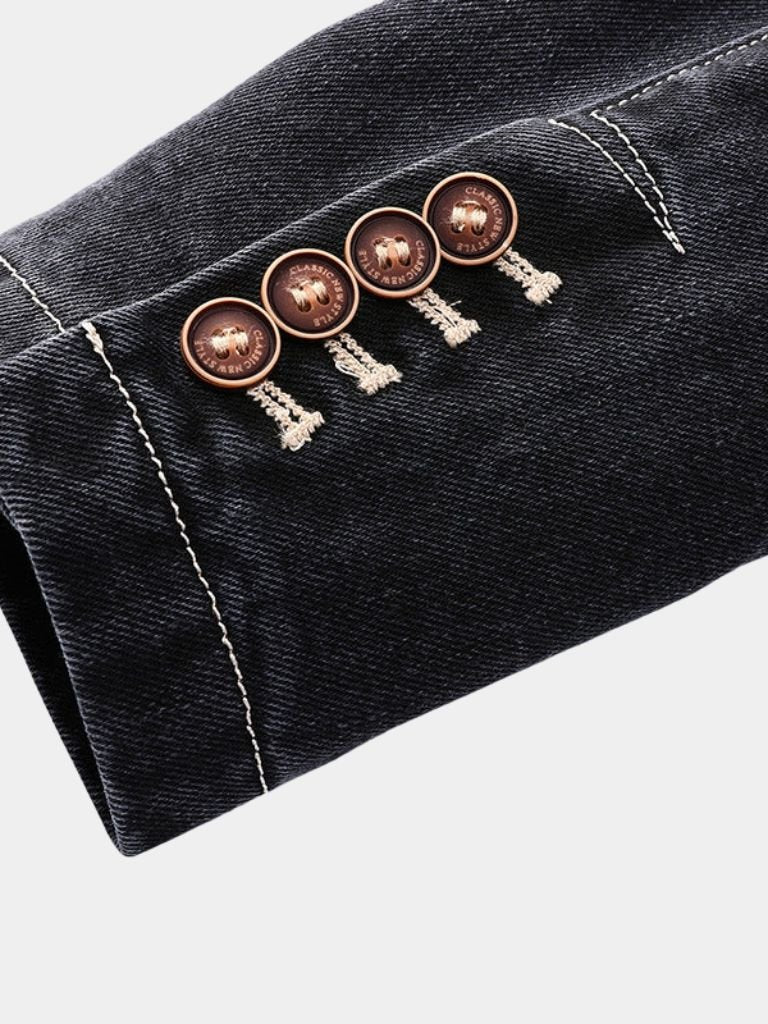 Denim Covenant Blazer Jacket – CAAYWORLD CAAYWORLD