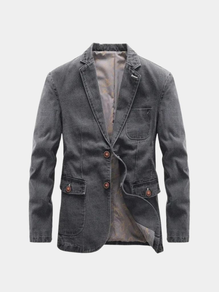 Denim Covenant Blazer Jacket – CAAYWORLD CAAYWORLD