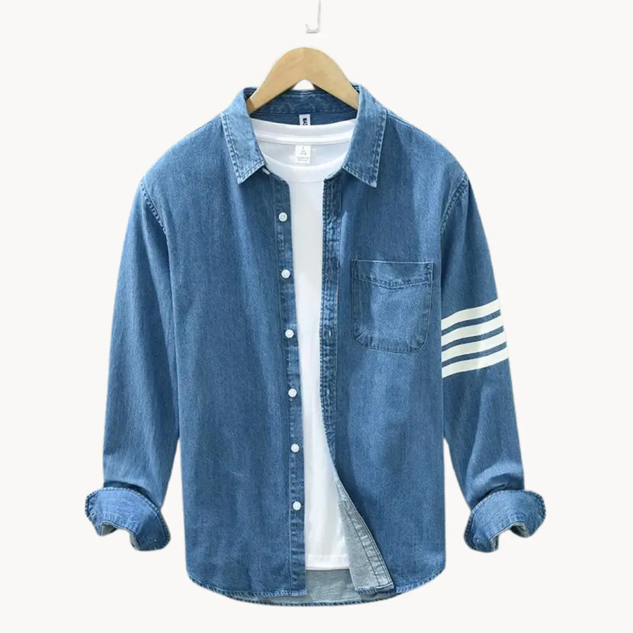 Denim Point Collar - Shirt CAAYWORLD