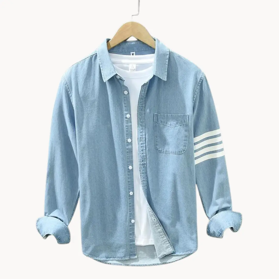 Denim Point Collar - Shirt CAAYWORLD