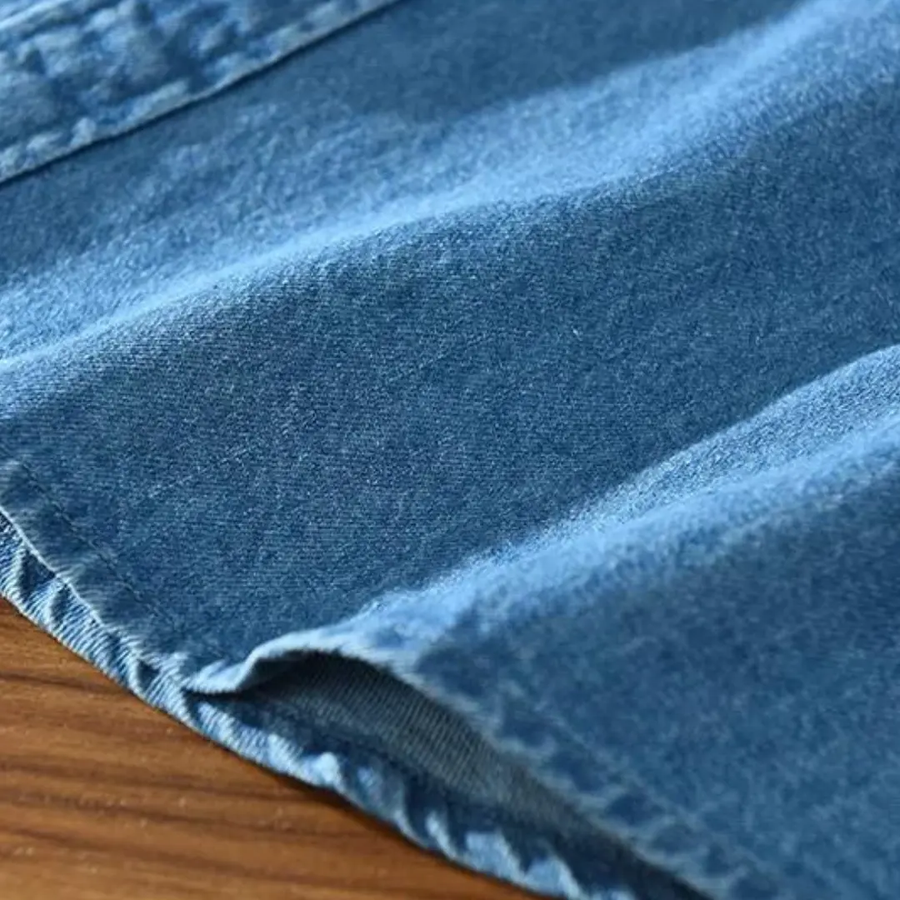 Denim Point Collar - Shirt CAAYWORLD