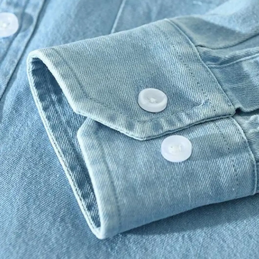 Denim Point Collar - Shirt CAAYWORLD