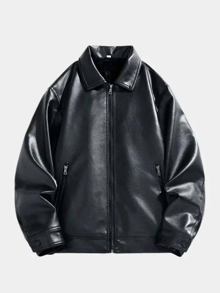 Denver Leather Jacket - CAAYWORLD CAAYWORLD