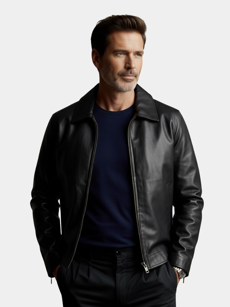 Denver Leather Jacket - CAAYWORLD CAAYWORLD