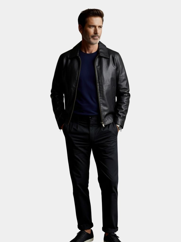 Denver Leather Jacket - CAAYWORLD CAAYWORLD