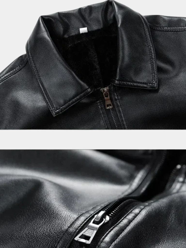 Denver Leather Jacket - CAAYWORLD CAAYWORLD