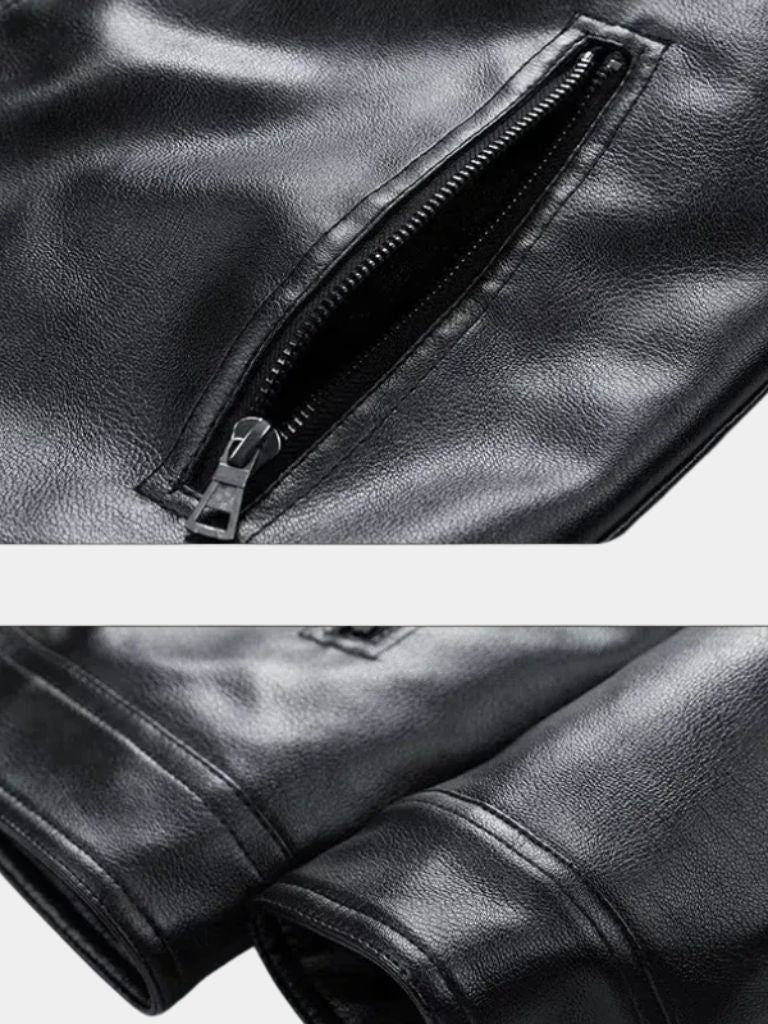 Denver Leather Jacket - CAAYWORLD CAAYWORLD