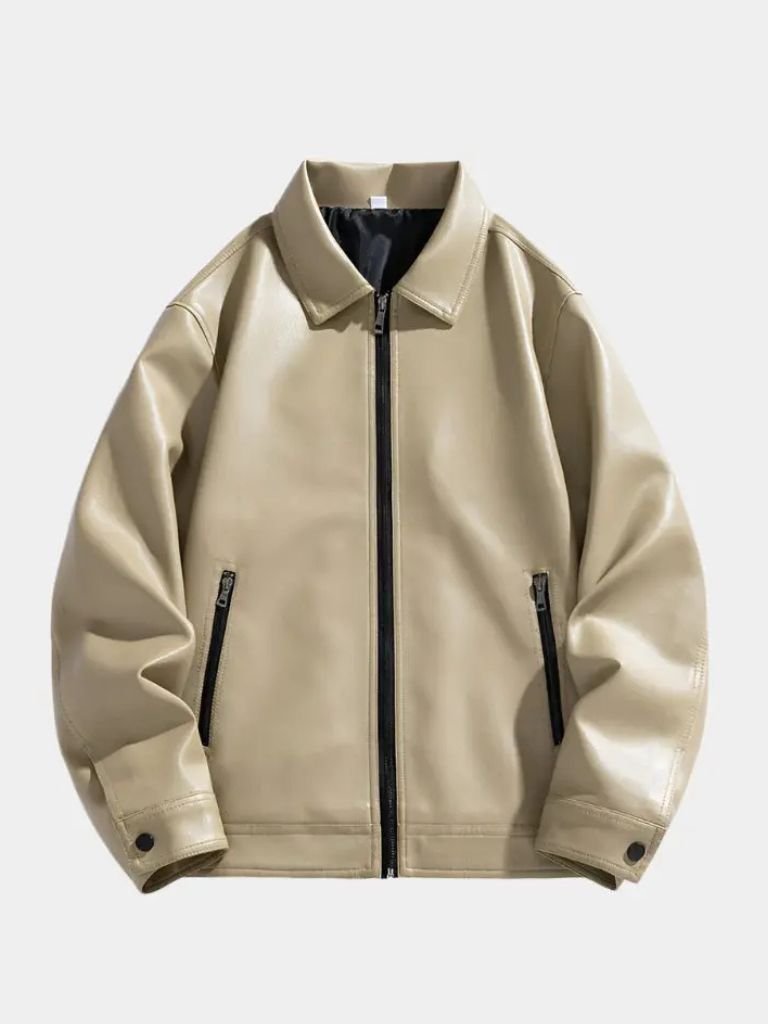 Denver Leather Jacket - CAAYWORLD CAAYWORLD