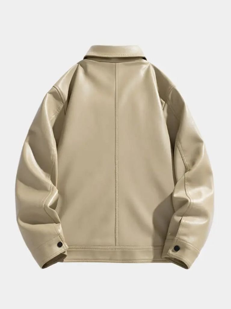 Denver Leather Jacket - CAAYWORLD CAAYWORLD