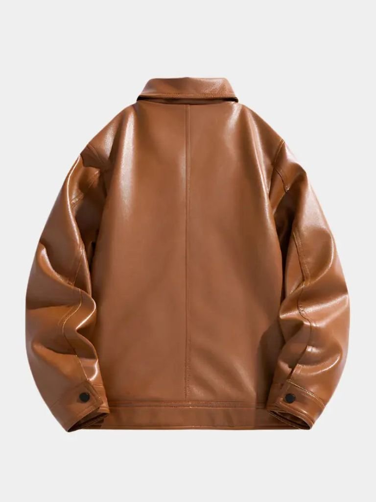 Denver Leather Jacket - CAAYWORLD CAAYWORLD