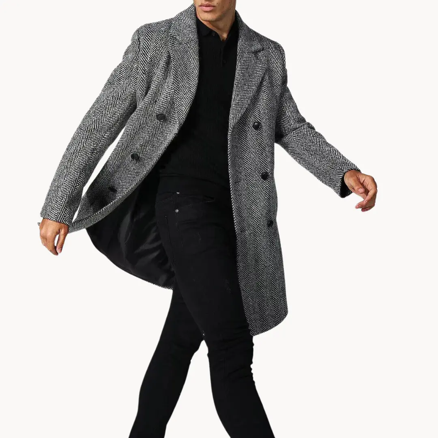 Double-Breasted Tailored - Coat CAAYWORLD
