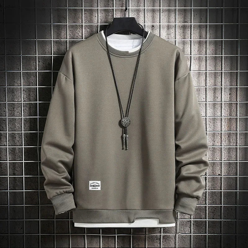 Eclipse Cotton-Blend Crewneck - Sweatshirt CAAYWORLD MEN