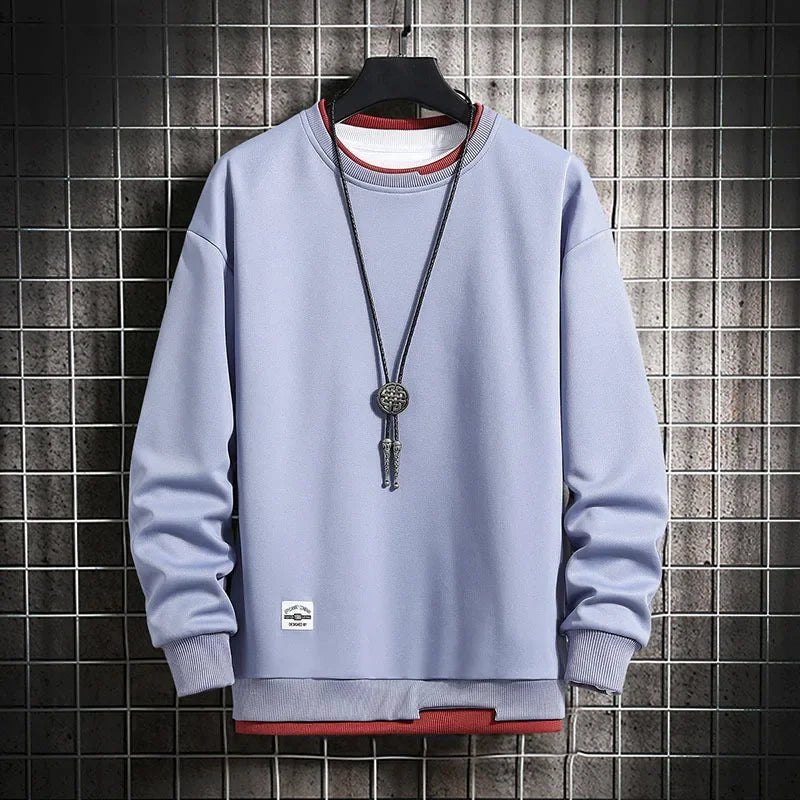 Eclipse Cotton-Blend Crewneck - Sweatshirt CAAYWORLD MEN
