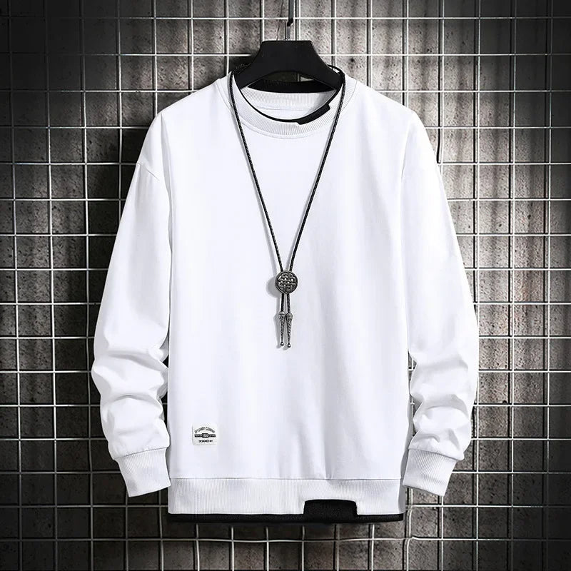 Eclipse Cotton-Blend Crewneck - Sweatshirt CAAYWORLD MEN
