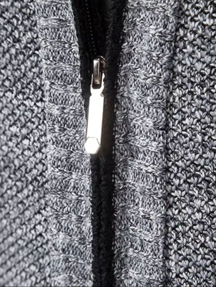 Elegant Full-Zip Sweater Vest - CAAYWORLD CAAYWORLD