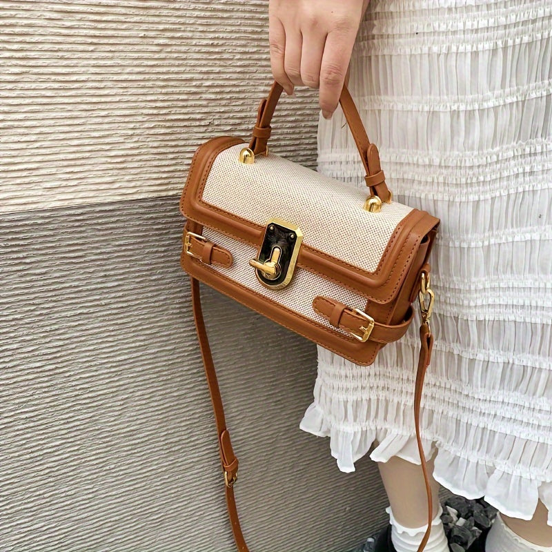 Elegant Leather Top-Handle - Handbag CAAYWORLD