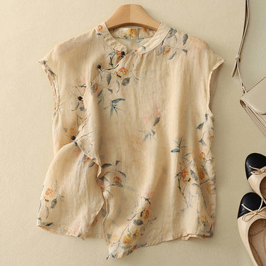 Elegant Linen - Blouse CAAYWORLD