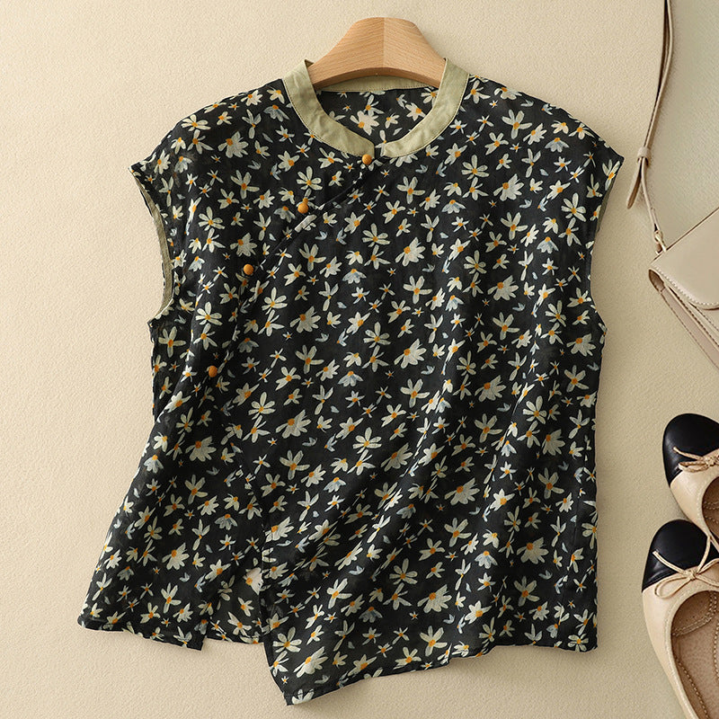 Elegant Linen - Blouse CAAYWORLD