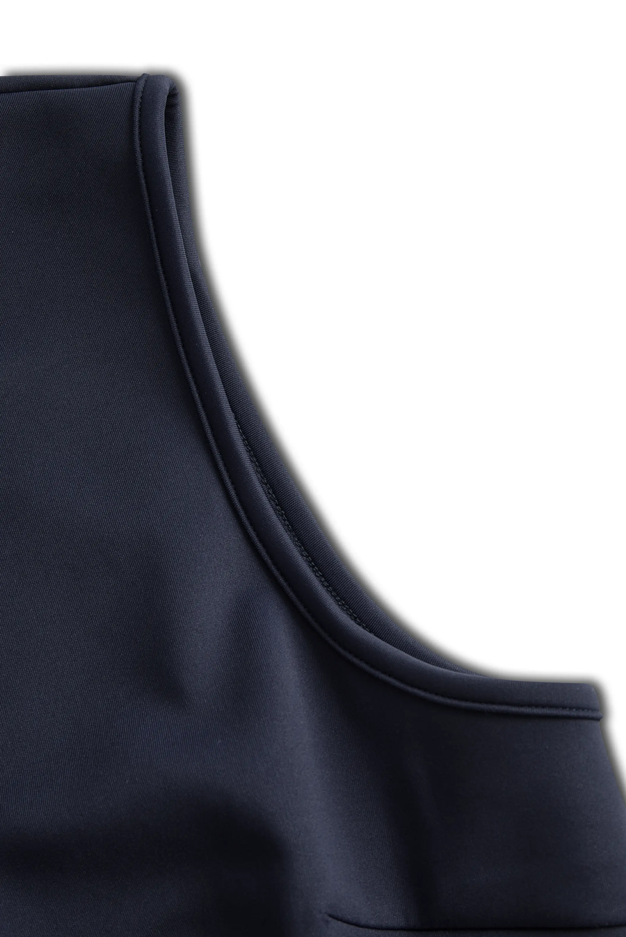 Elegant Navy Sleeveless Tailored Sheath - Midi Dress CAAYWORLD