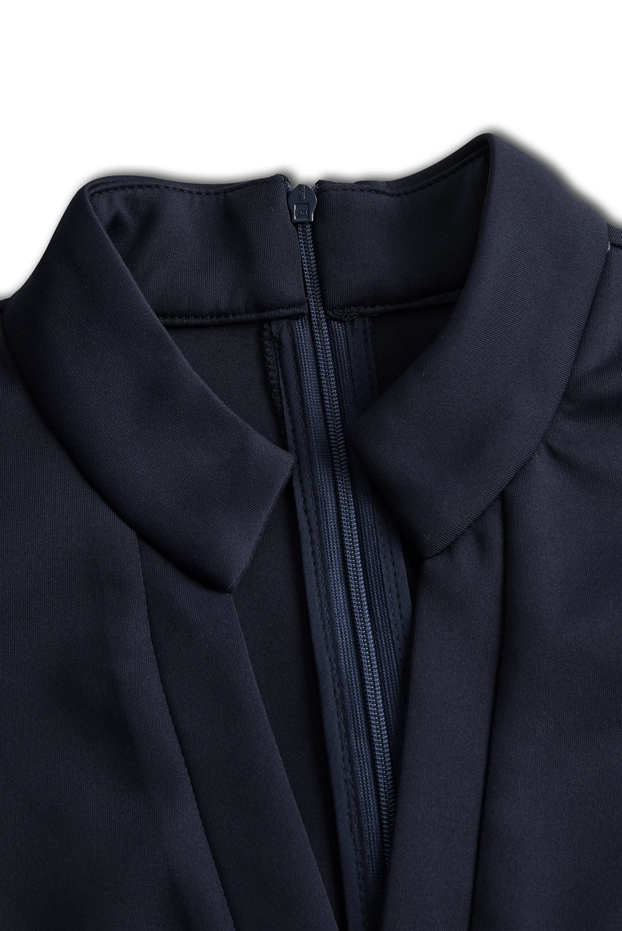 Elegant Navy Sleeveless Tailored Sheath - Midi Dress CAAYWORLD