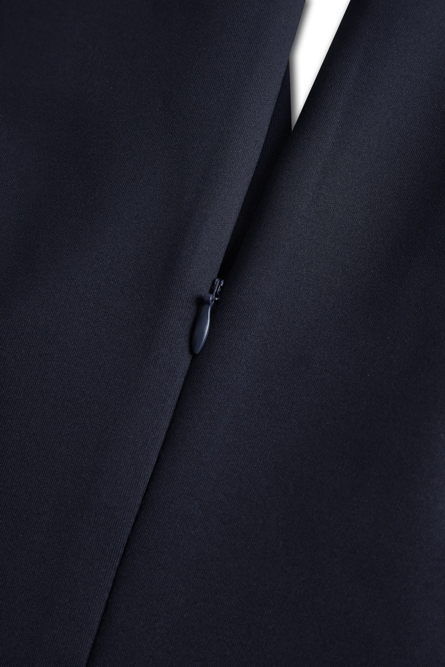 Elegant Navy Sleeveless Tailored Sheath - Midi Dress CAAYWORLD