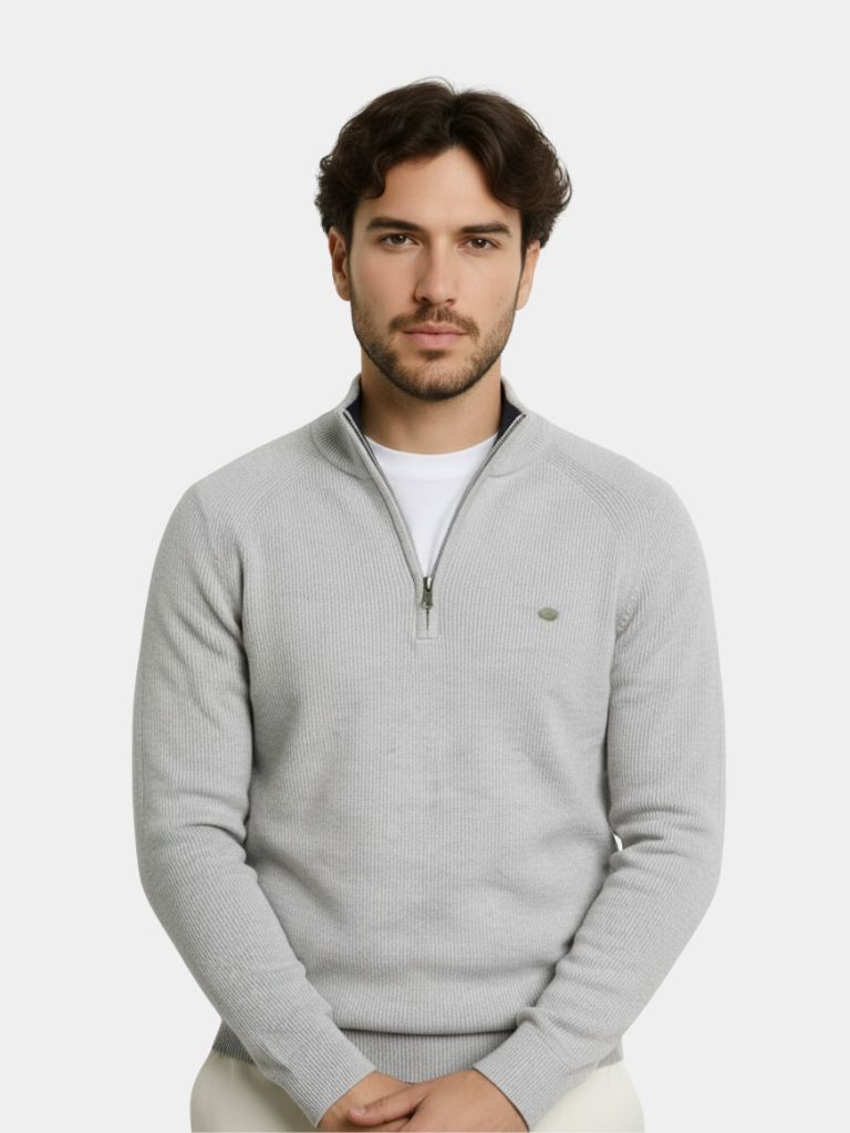 Elegant Quarter Zip Sweater - CAAYWORLD CAAYWORLD