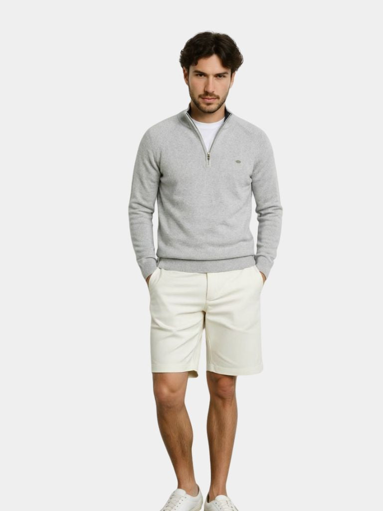 Elegant Quarter Zip Sweater - CAAYWORLD CAAYWORLD
