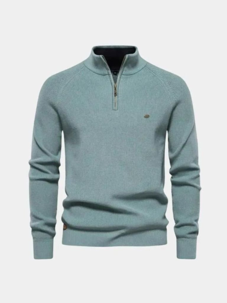 Elegant Quarter Zip Sweater - CAAYWORLD CAAYWORLD