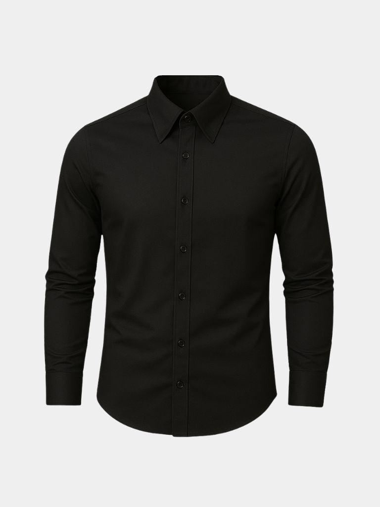 Elegant Spearpoint Collar Shirt - CAAYWORLD CAAYWORLD