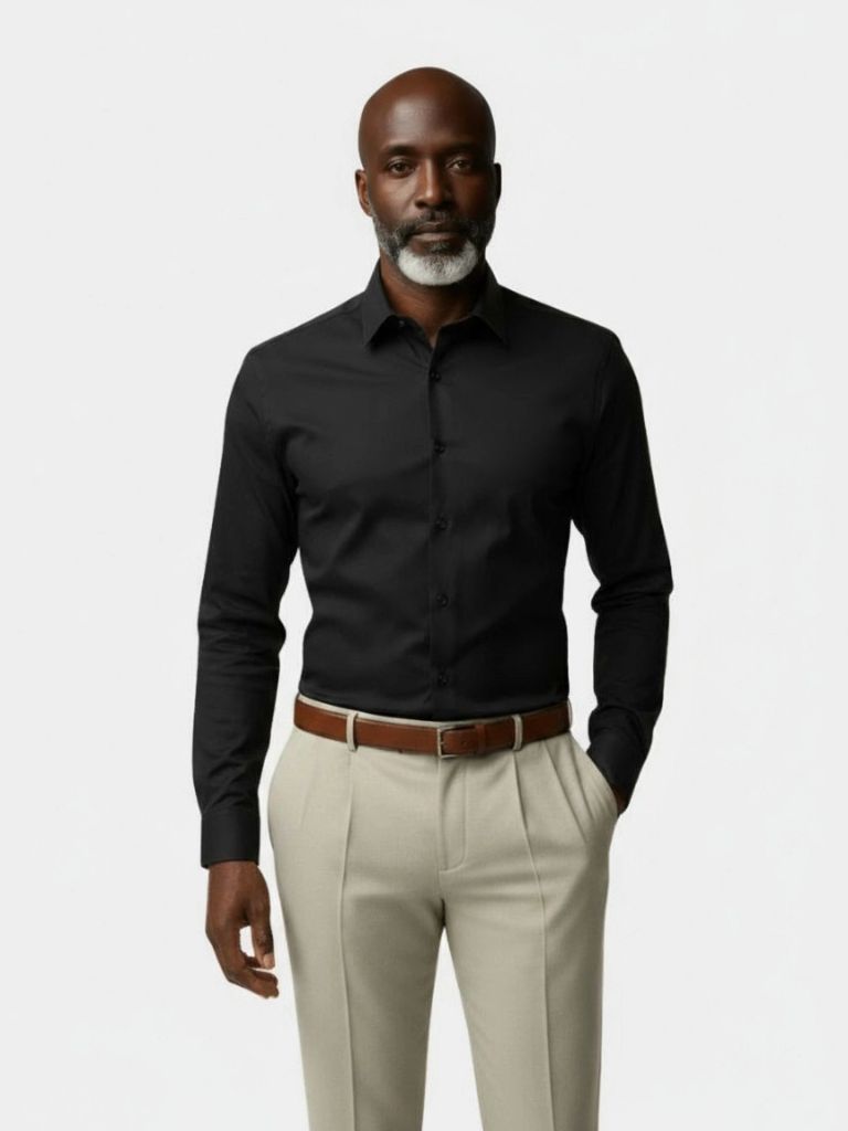 Elegant Spearpoint Collar Shirt - CAAYWORLD CAAYWORLD